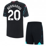 Günstige Fußballtrikots Manchester City Bernardo 20 Kinder 3rd trikot 2023-24 Kurzarm